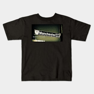 Manchester Boulevard, Inglewood, California by Mistah Wilson Kids T-Shirt